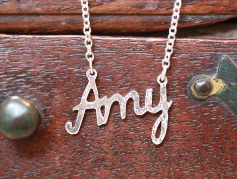 personalised name necklace (up to 4 letters)