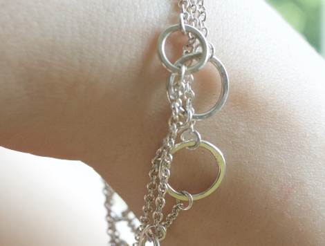 ring and chain bracelet